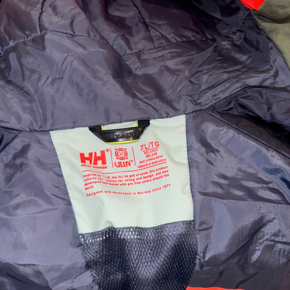 Helly Hansen Navy and Red Outdoor Jacket